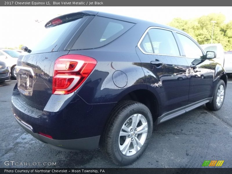 Blue Velvet Metallic / Jet Black 2017 Chevrolet Equinox LS