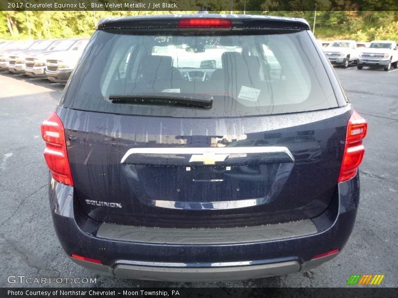 Blue Velvet Metallic / Jet Black 2017 Chevrolet Equinox LS