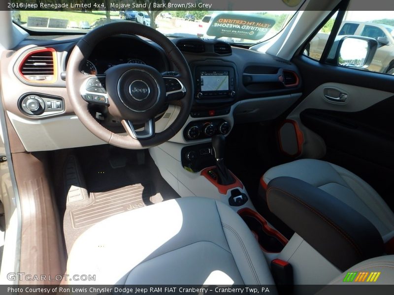 Mojave Sand / Bark Brown/Ski Grey 2016 Jeep Renegade Limited 4x4