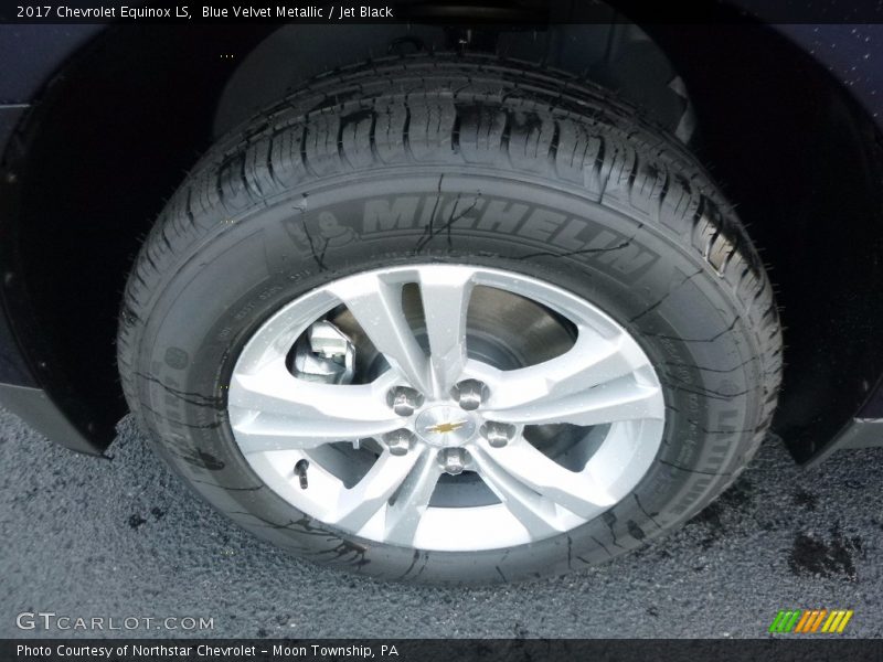 Blue Velvet Metallic / Jet Black 2017 Chevrolet Equinox LS