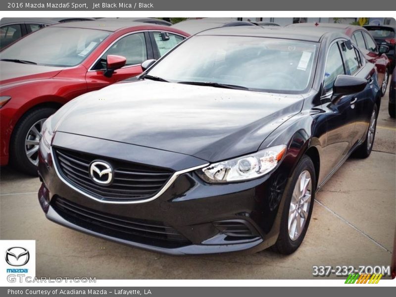 Jet Black Mica / Black 2016 Mazda Mazda6 Sport