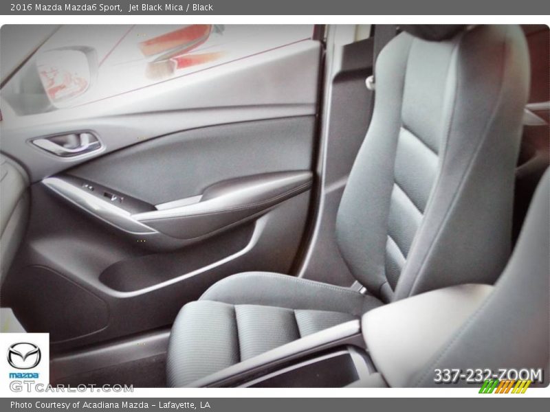 Jet Black Mica / Black 2016 Mazda Mazda6 Sport
