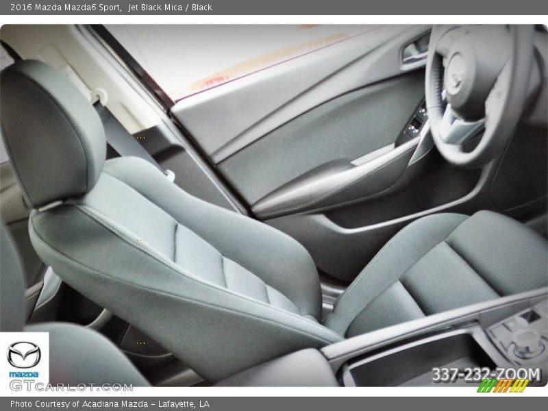 Jet Black Mica / Black 2016 Mazda Mazda6 Sport