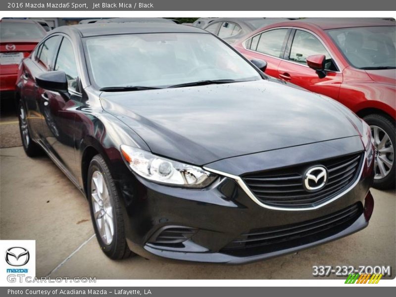 Jet Black Mica / Black 2016 Mazda Mazda6 Sport