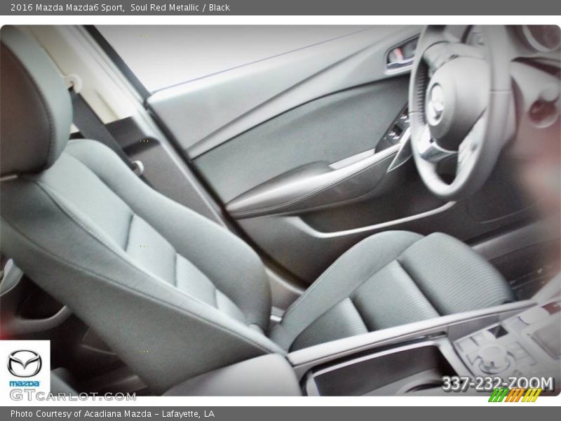 Soul Red Metallic / Black 2016 Mazda Mazda6 Sport