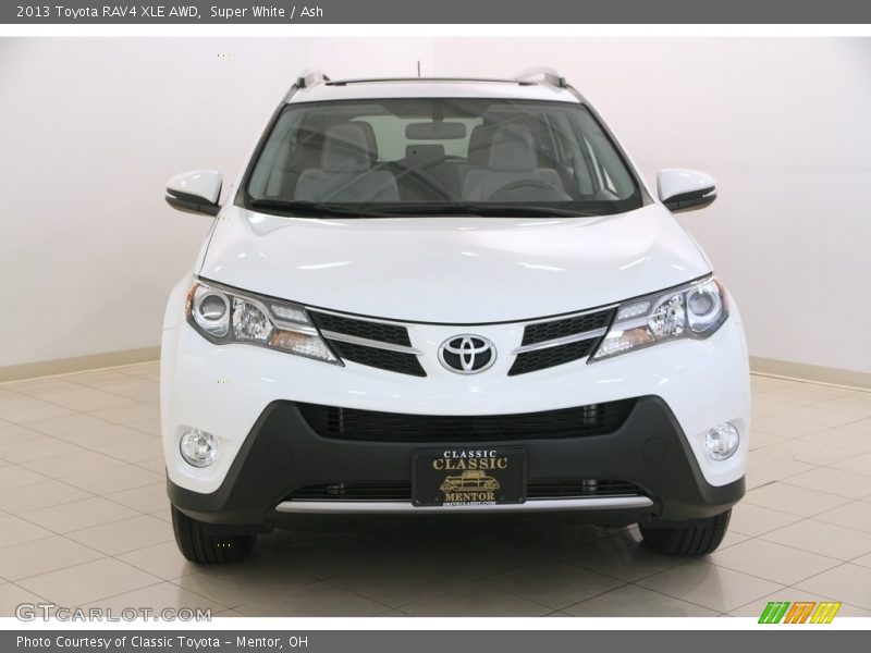 Super White / Ash 2013 Toyota RAV4 XLE AWD