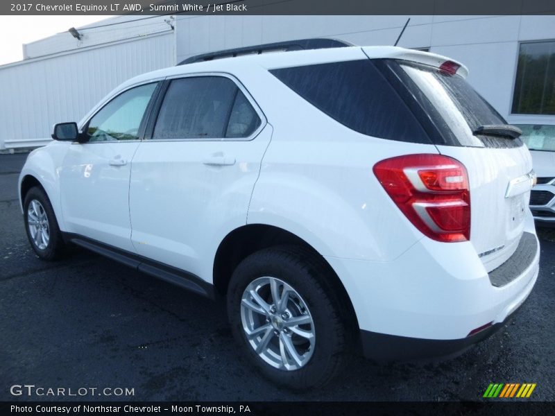 Summit White / Jet Black 2017 Chevrolet Equinox LT AWD