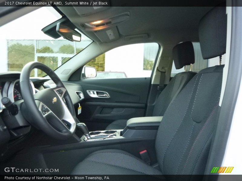 Summit White / Jet Black 2017 Chevrolet Equinox LT AWD