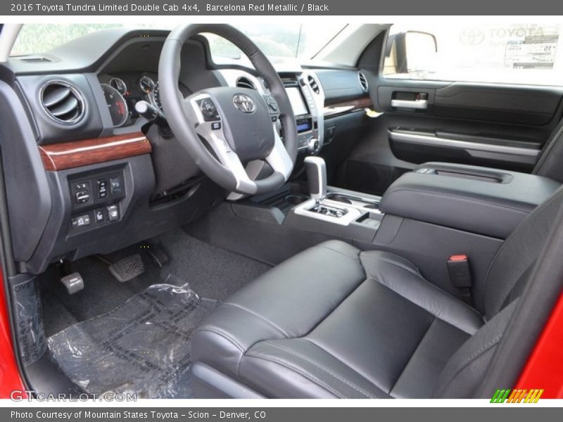 Barcelona Red Metallic / Black 2016 Toyota Tundra Limited Double Cab 4x4