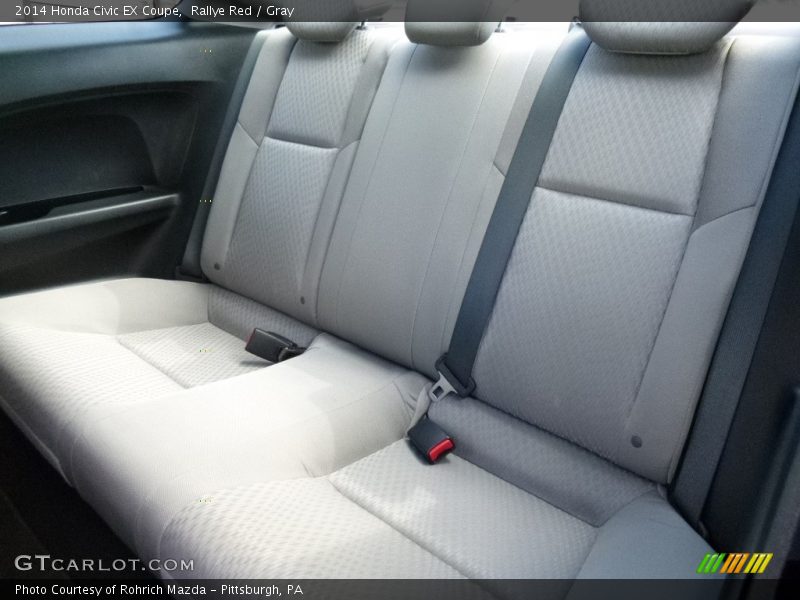 Rallye Red / Gray 2014 Honda Civic EX Coupe