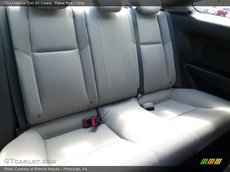 Rallye Red / Gray 2014 Honda Civic EX Coupe