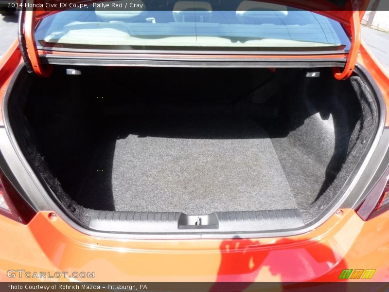 Rallye Red / Gray 2014 Honda Civic EX Coupe