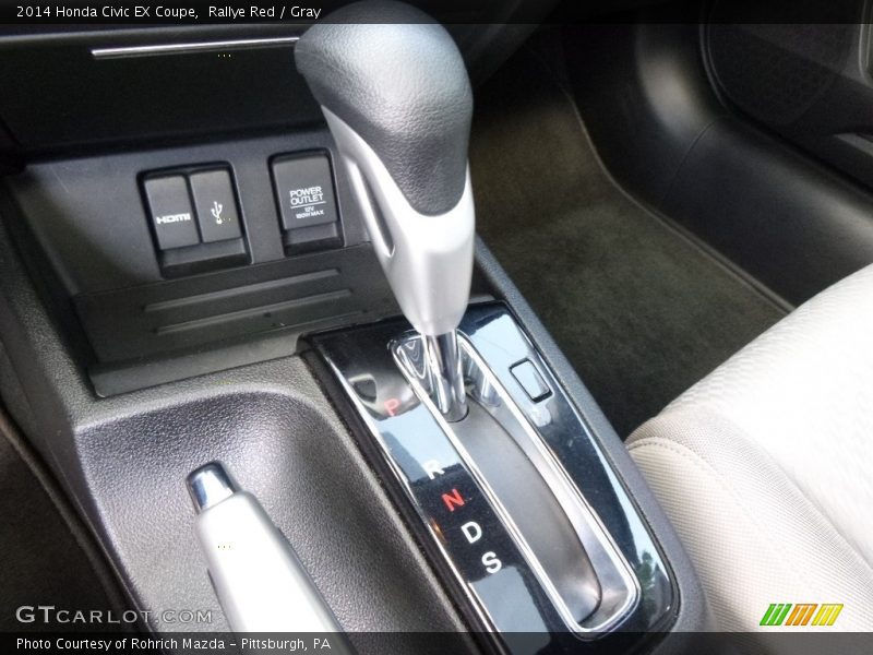 Rallye Red / Gray 2014 Honda Civic EX Coupe