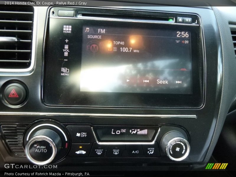Rallye Red / Gray 2014 Honda Civic EX Coupe