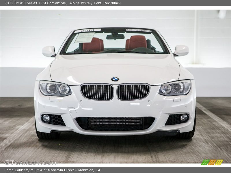 Alpine White / Coral Red/Black 2013 BMW 3 Series 335i Convertible