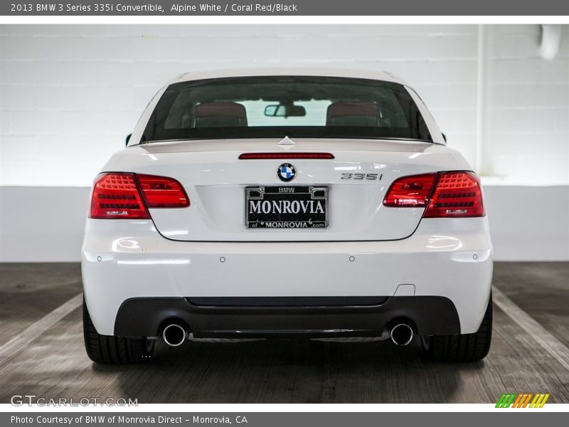 Alpine White / Coral Red/Black 2013 BMW 3 Series 335i Convertible