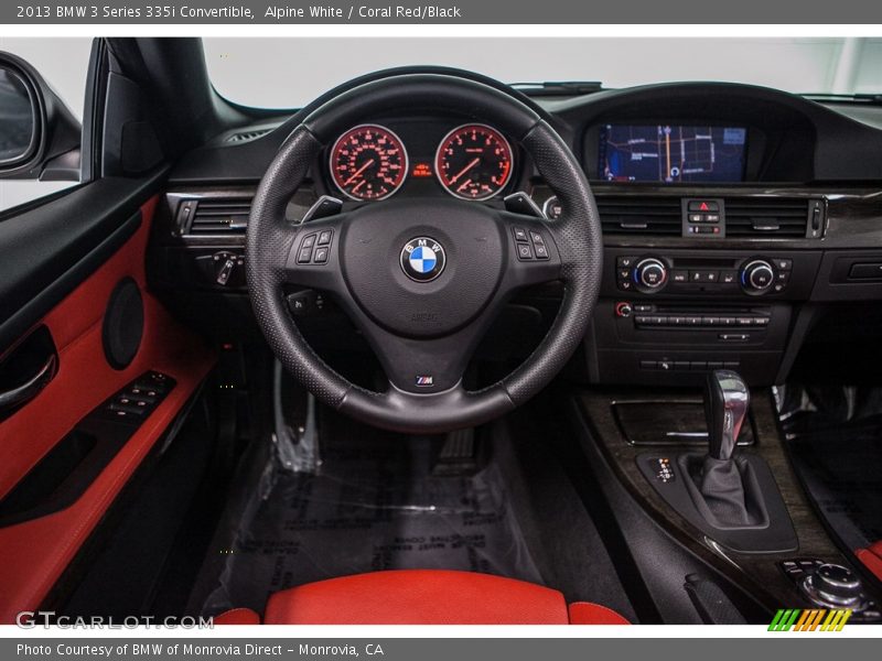 Alpine White / Coral Red/Black 2013 BMW 3 Series 335i Convertible