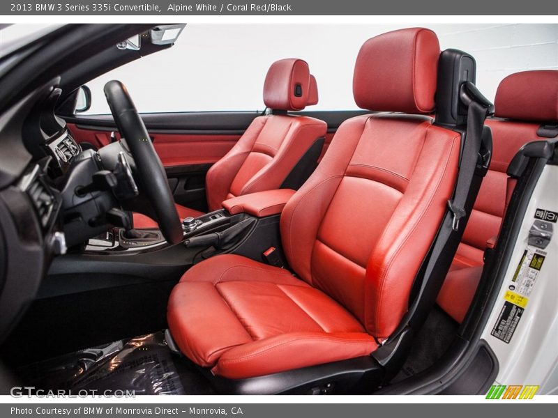 Alpine White / Coral Red/Black 2013 BMW 3 Series 335i Convertible
