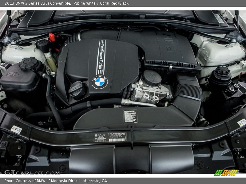 Alpine White / Coral Red/Black 2013 BMW 3 Series 335i Convertible