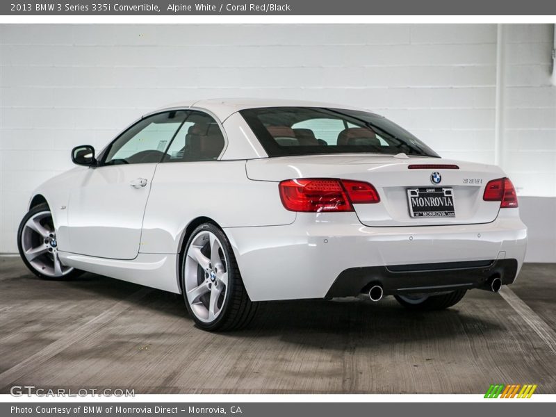 Alpine White / Coral Red/Black 2013 BMW 3 Series 335i Convertible