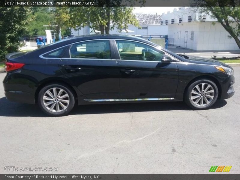 Phantom Black / Gray 2017 Hyundai Sonata Sport