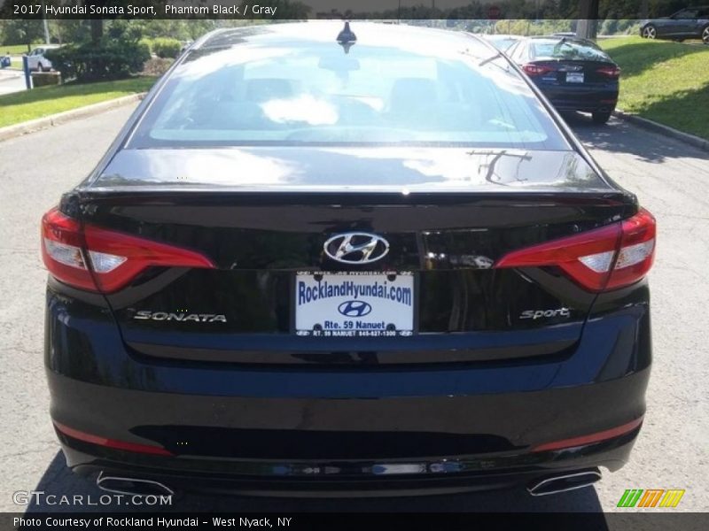 Phantom Black / Gray 2017 Hyundai Sonata Sport