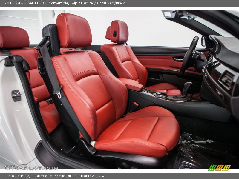 Alpine White / Coral Red/Black 2013 BMW 3 Series 335i Convertible