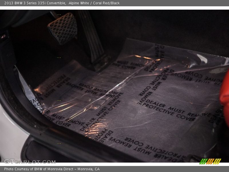 Alpine White / Coral Red/Black 2013 BMW 3 Series 335i Convertible