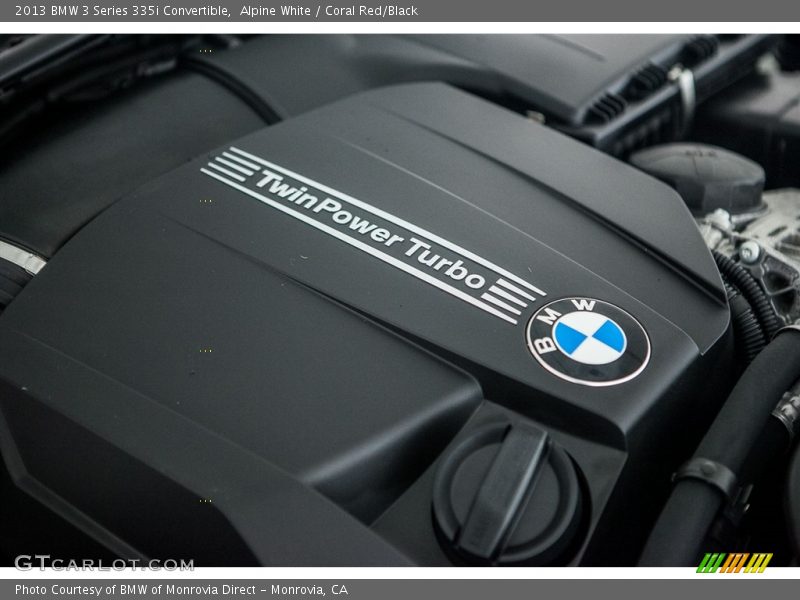 Alpine White / Coral Red/Black 2013 BMW 3 Series 335i Convertible