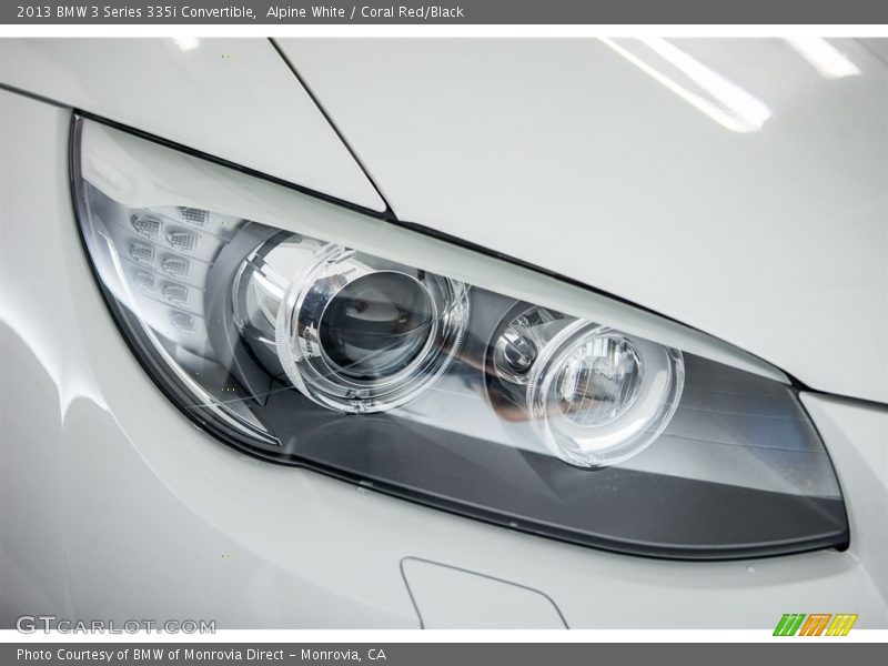 Alpine White / Coral Red/Black 2013 BMW 3 Series 335i Convertible