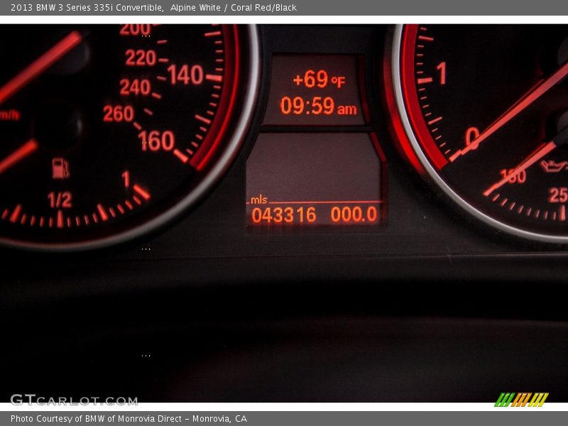 Alpine White / Coral Red/Black 2013 BMW 3 Series 335i Convertible