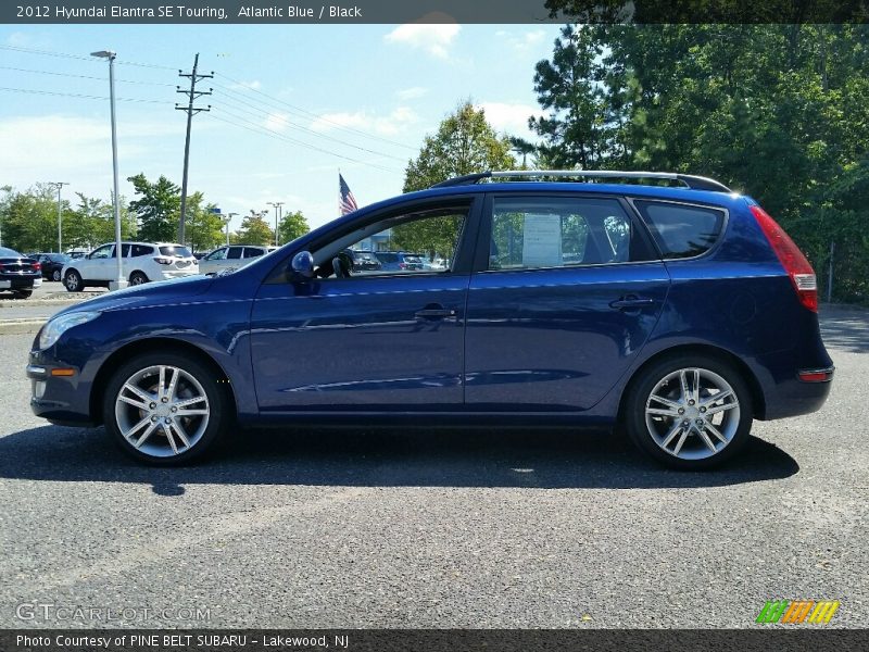 Atlantic Blue / Black 2012 Hyundai Elantra SE Touring