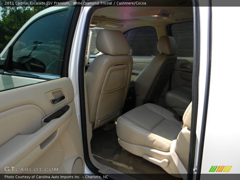 White Diamond Tricoat / Cashmere/Cocoa 2011 Cadillac Escalade ESV Premium