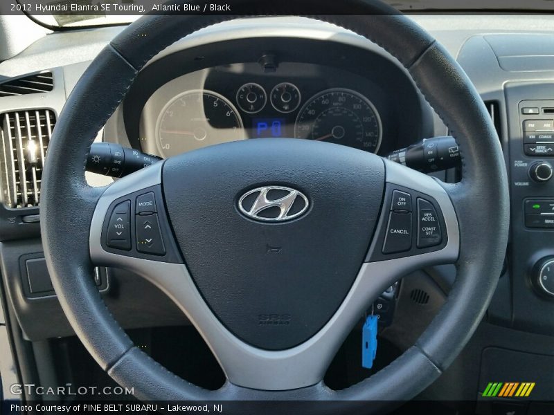 Atlantic Blue / Black 2012 Hyundai Elantra SE Touring