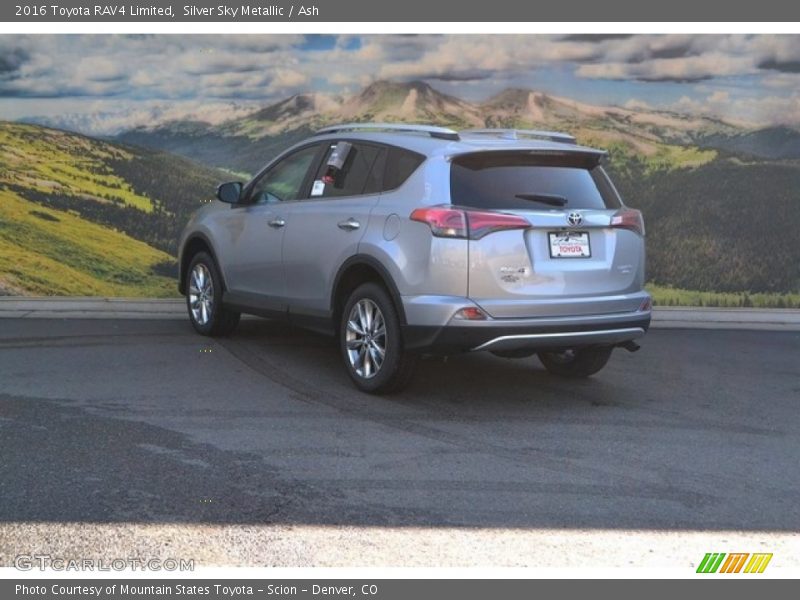 Silver Sky Metallic / Ash 2016 Toyota RAV4 Limited