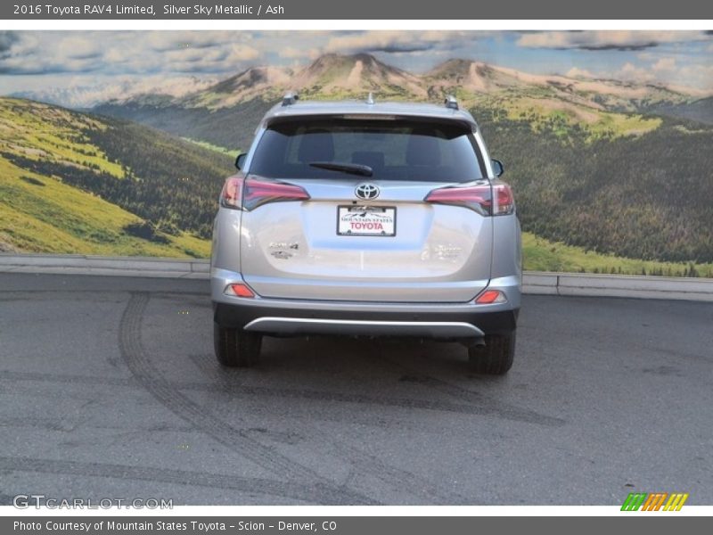 Silver Sky Metallic / Ash 2016 Toyota RAV4 Limited