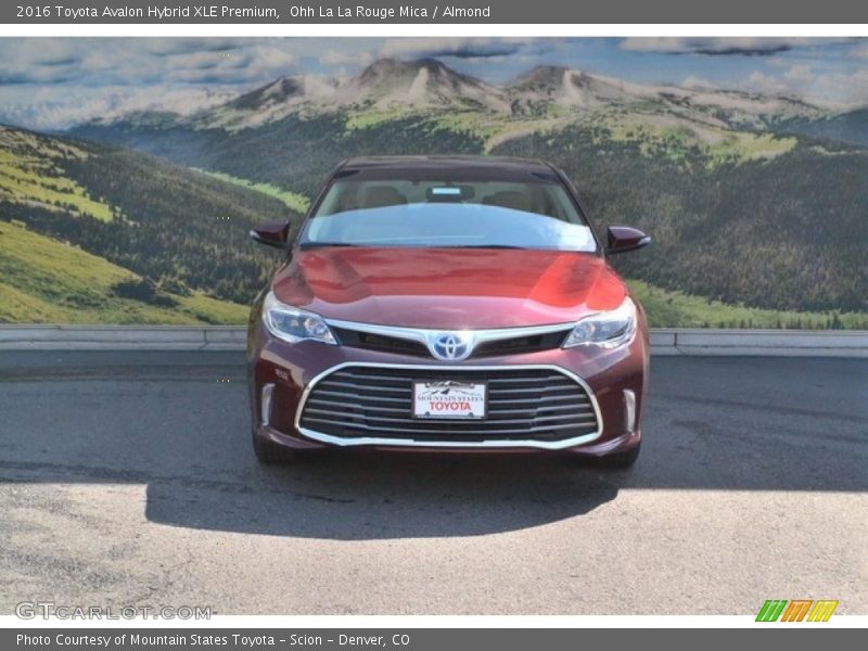 Ohh La La Rouge Mica / Almond 2016 Toyota Avalon Hybrid XLE Premium