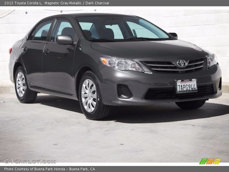 Magnetic Gray Metallic / Dark Charcoal 2013 Toyota Corolla L