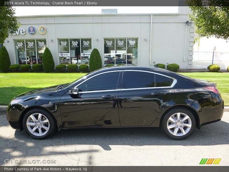 Crystal Black Pearl / Ebony 2014 Acura TL Technology