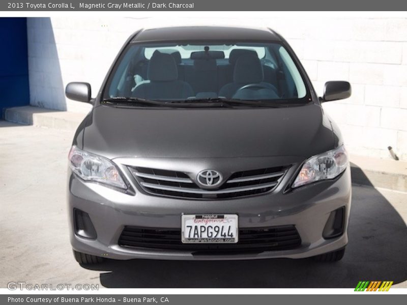 Magnetic Gray Metallic / Dark Charcoal 2013 Toyota Corolla L