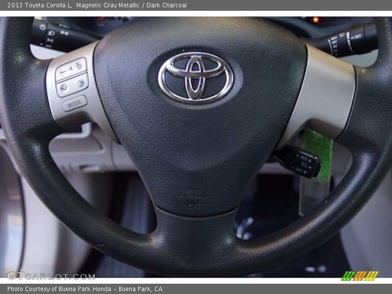 Magnetic Gray Metallic / Dark Charcoal 2013 Toyota Corolla L