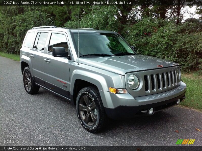 Billet Silver Metallic / Black/Light Frost 2017 Jeep Patriot 75th Anniversary Edition 4x4