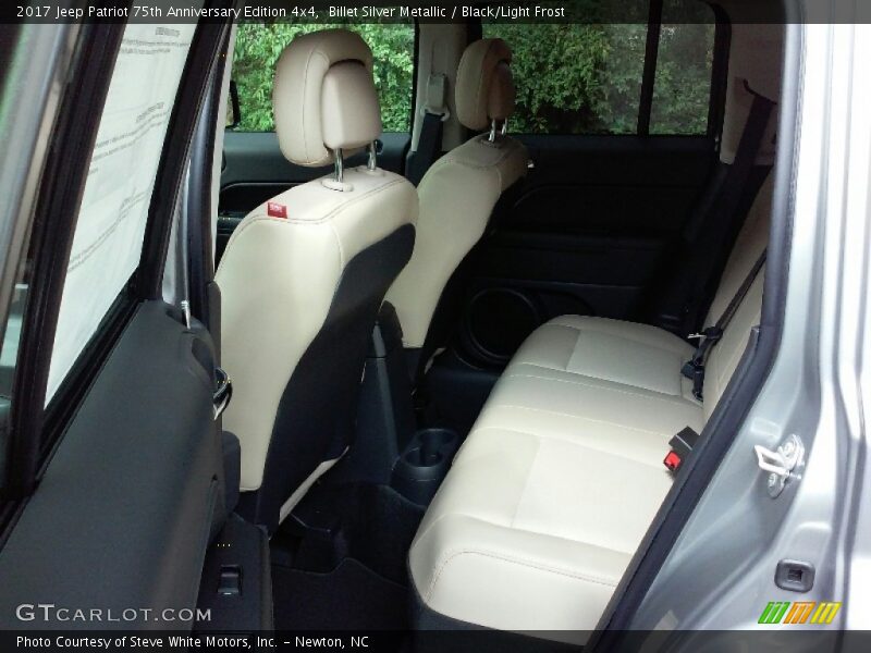 Rear Seat of 2017 Patriot 75th Anniversary Edition 4x4