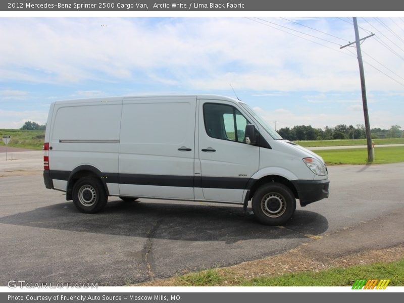 Arctic White / Lima Black Fabric 2012 Mercedes-Benz Sprinter 2500 Cargo Van