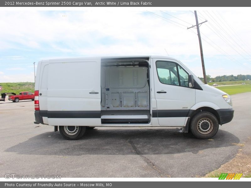 Arctic White / Lima Black Fabric 2012 Mercedes-Benz Sprinter 2500 Cargo Van