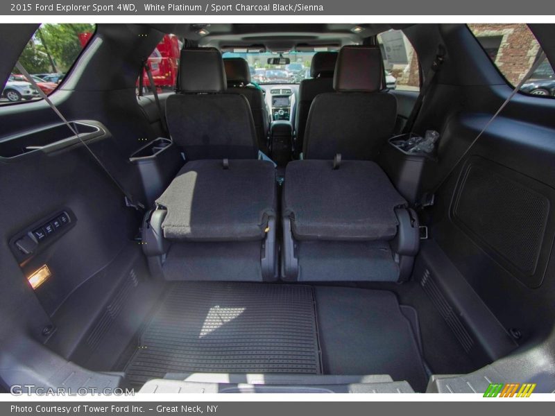 White Platinum / Sport Charcoal Black/Sienna 2015 Ford Explorer Sport 4WD