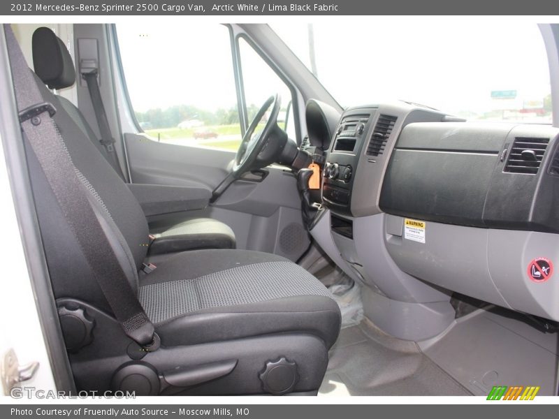 Arctic White / Lima Black Fabric 2012 Mercedes-Benz Sprinter 2500 Cargo Van