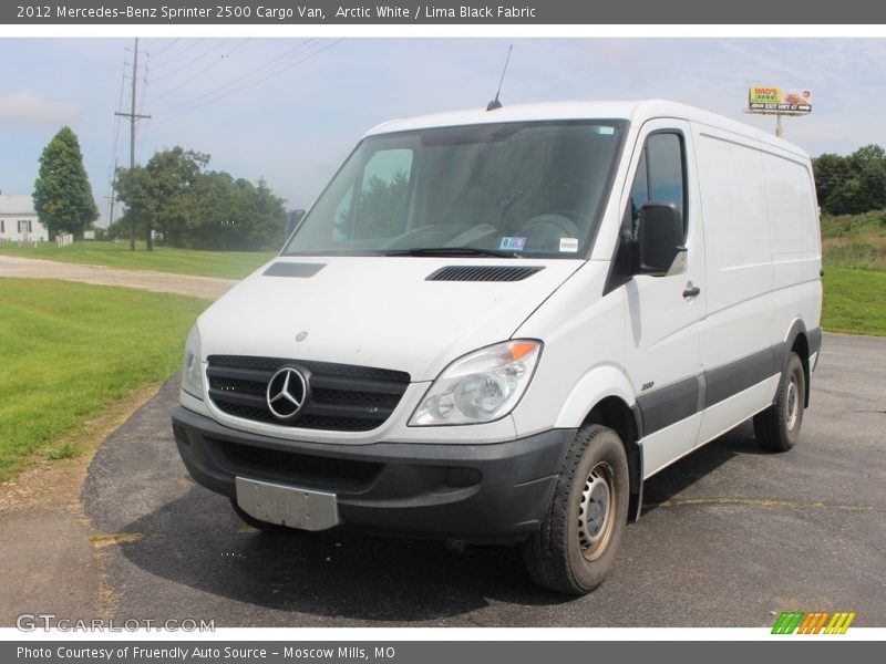 Arctic White / Lima Black Fabric 2012 Mercedes-Benz Sprinter 2500 Cargo Van