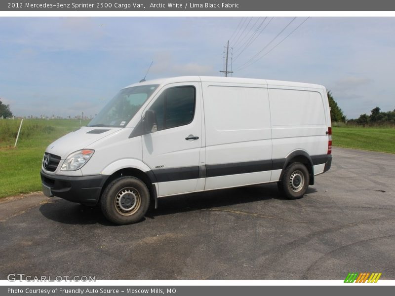 Arctic White / Lima Black Fabric 2012 Mercedes-Benz Sprinter 2500 Cargo Van