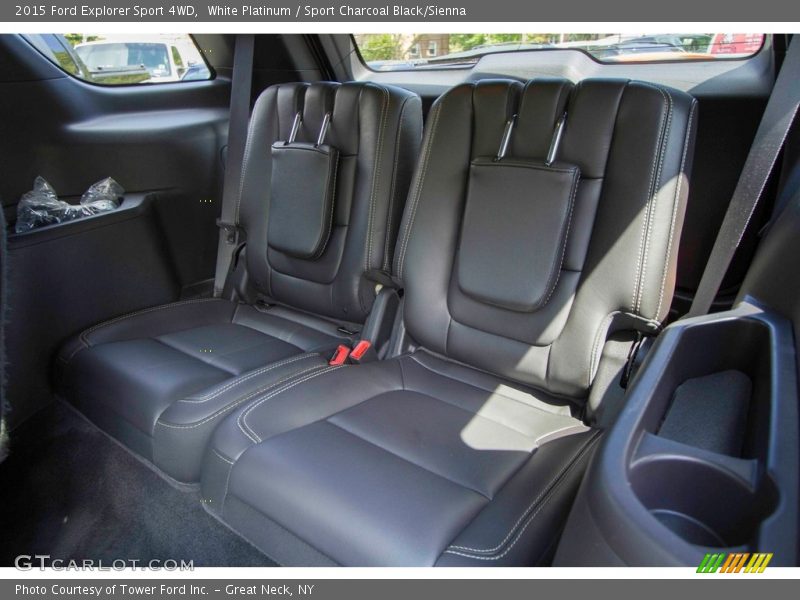 White Platinum / Sport Charcoal Black/Sienna 2015 Ford Explorer Sport 4WD